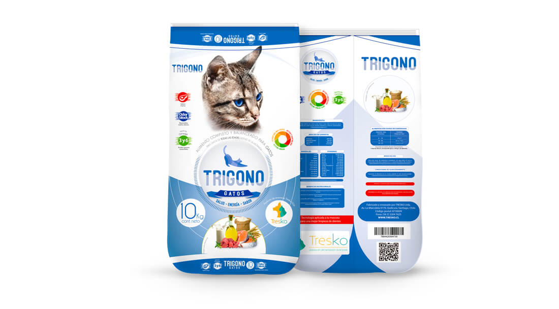 Trigono Dog packaging