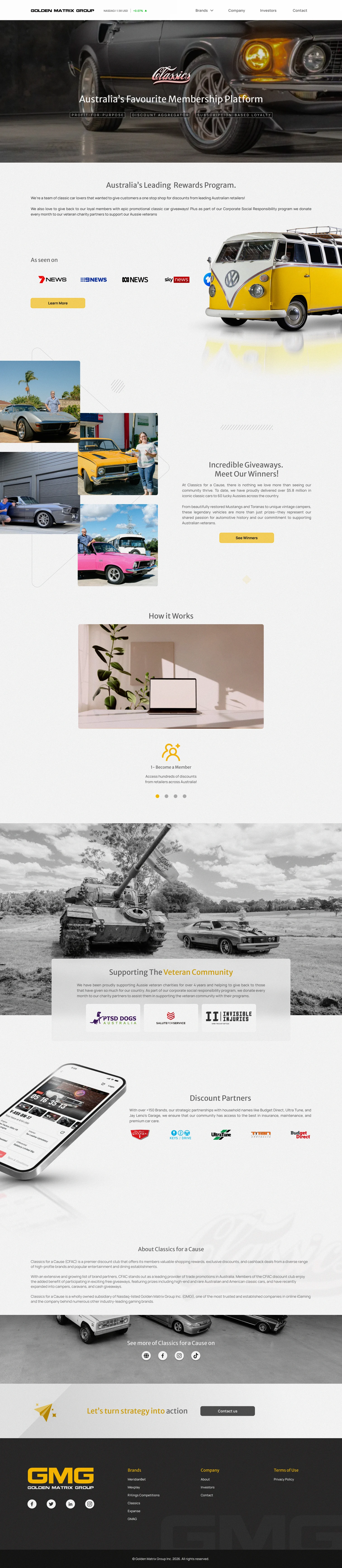 Classics for a Cause — after