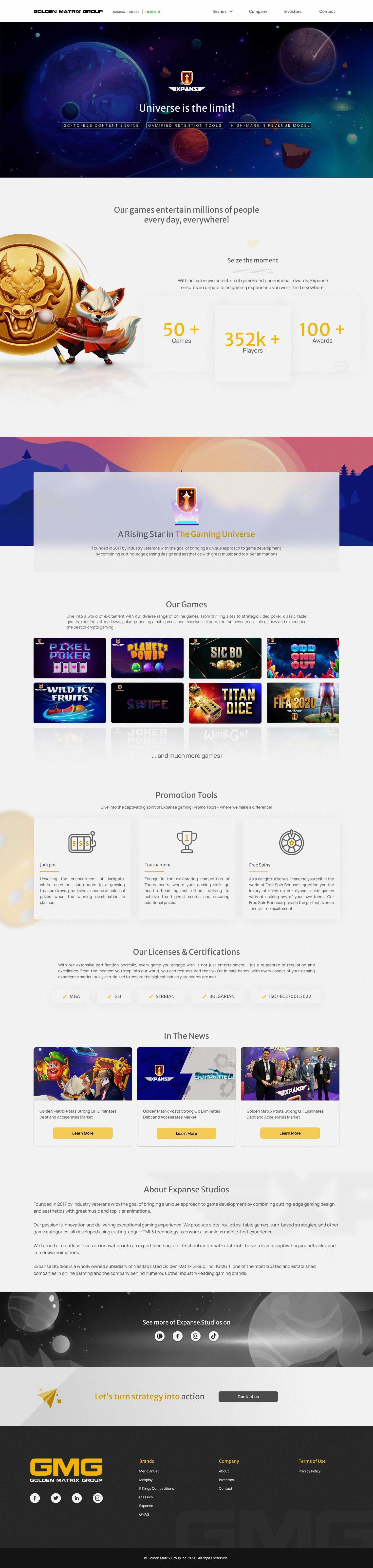 Expanse internal page — after